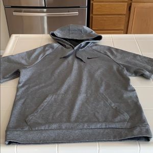 Nike short sleeved hoodie